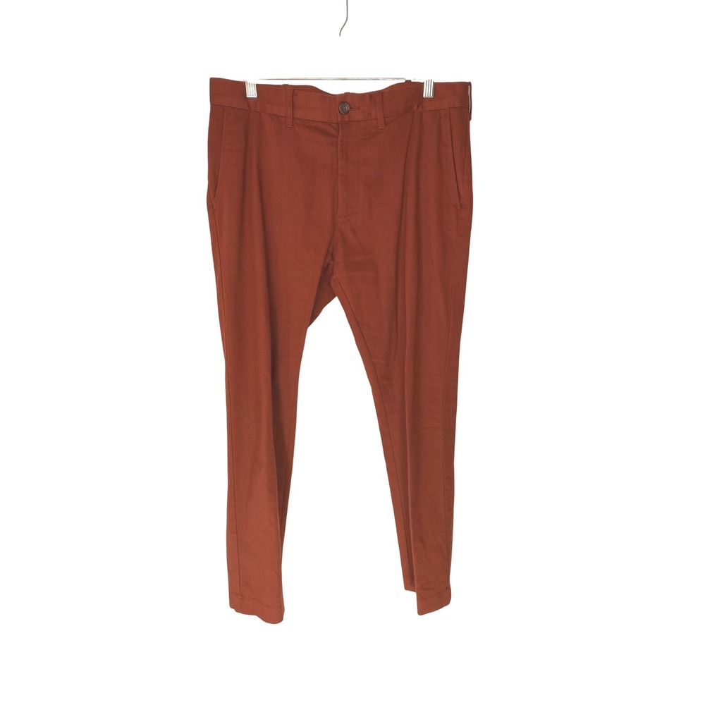 J.Crew Slim Fit Flex Chino Pant Men's Rust Orange Work Office Career 32 x 30